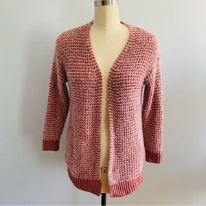 Moral Fiber Striped Open Cardigan- Size Medium